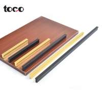 TOCO T Bar Aluminum Cabinet Black Stainless Steel Wholesale Kitchen Cupboard Handles