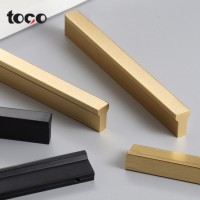 TOCO Marble Pull Cord Furniture Edge Banding Profiles Porcelain Kitchen Cabinet Handles