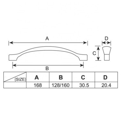 Modern quality hardware kitchen cabinet zinc alloy handle