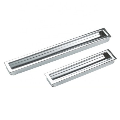 Hidden recessed wardrobe pull handles embedded cabinet concealed door handle